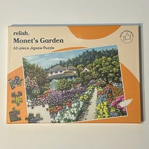 Monet's Garden Jigsaw Puzzle - 63 Pieces